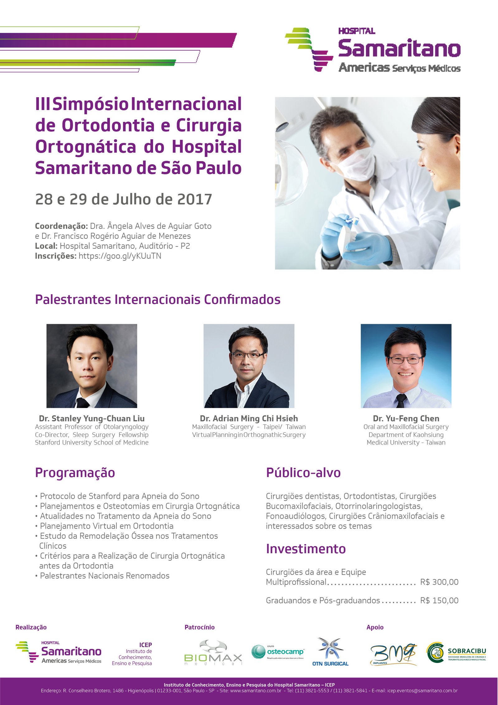 III Simpósio Internacional de Ortodontia e Cirurgia Ortognática do Hospital Samaritano de São Paulo